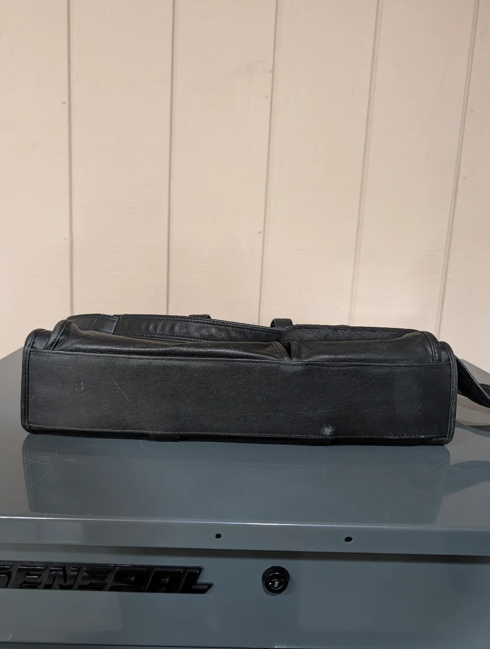 Vintage 90s Tumi‎ Red Label Professional Series Black Leather Laptop Briefcase